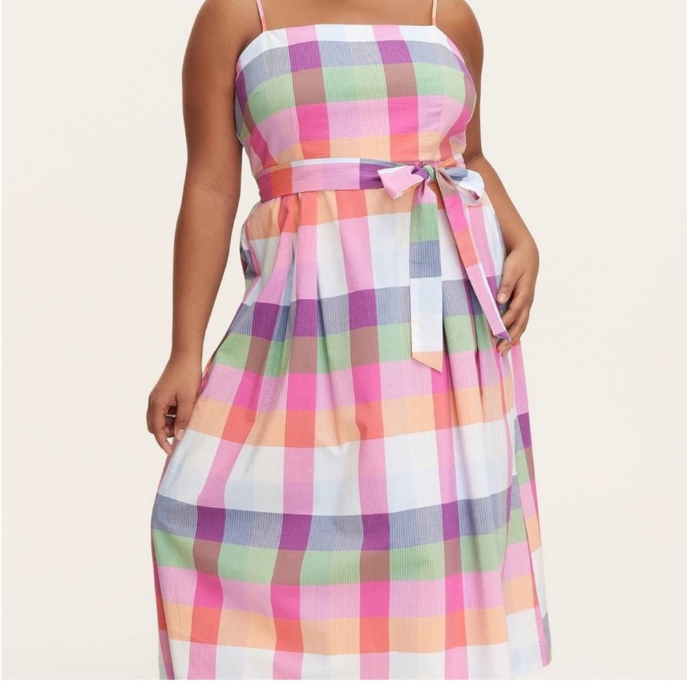 Kate spade x Target plaid dress w/ tie waist